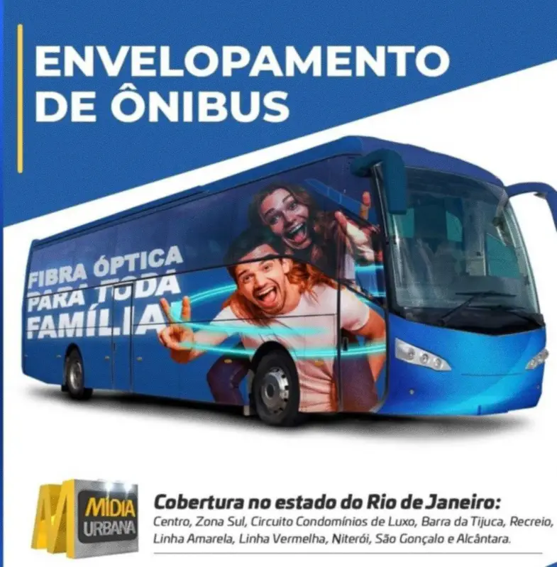 serviços de envelopamento de ônibus